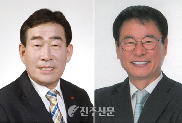 좌-박성도(60. 자유한국당)의원, 우-부의장 이상영(56. 더불어민주당)의원