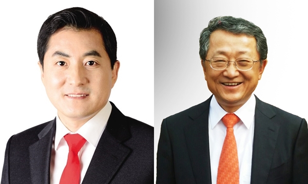 박대출 국회의원(왼쪽), 김재경 국회의원(오른쪽)