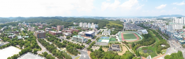 경상국립대 가좌캠퍼스 전경