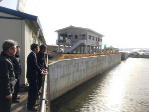 강병문 한국농어촌공사 기반조성이사, 배수개선사업현장 방문