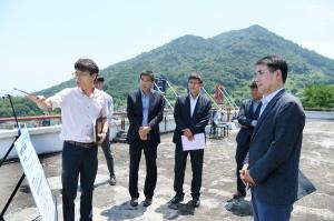 장충남 남해군수, 지역관광자원 개발사업 현안 점검