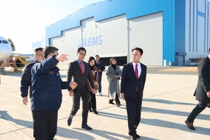 한국항공서비스, 일본 피치항공사 초도기 정비 출고 기념행사 개최